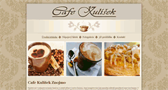 Desktop Screenshot of cafekulisek.cz