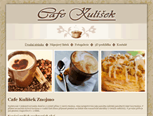 Tablet Screenshot of cafekulisek.cz